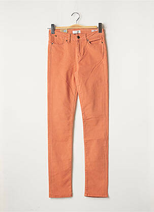 Jeans coupe slim broderie rivets taille normale orange LEE COOPER femme