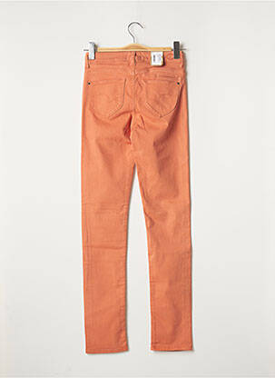 Jeans coupe slim broderie rivets taille normale orange LEE COOPER femme