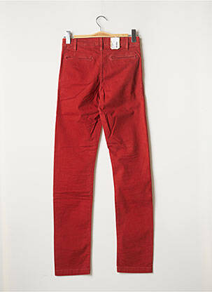 Pantalon chino fermeture zippée sous rabat boutonné taille normale rouge LEE COOPER femme