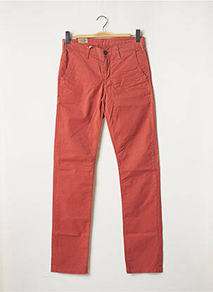 Pantalon chino tissage popeline taille normale rouge LEE COOPER femme