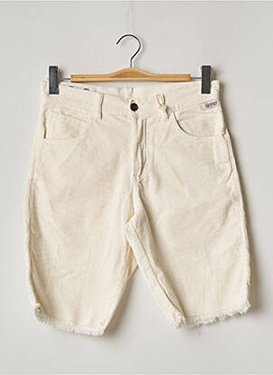 Bermuda coupe droite taille normale blanc FRANKLIN MARSHALL femme