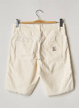Bermuda coupe droite taille normale blanc FRANKLIN MARSHALL femme