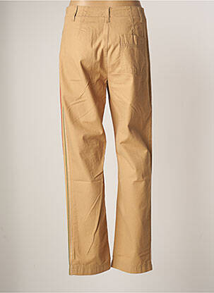 Pantalon droit fermeture zippée sous rabat boutonné taille normale beige TOMMY HILFIGER femme