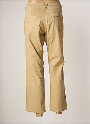 Pantalon 7/8 tissage popeline taille normale beige GAASTRA femme