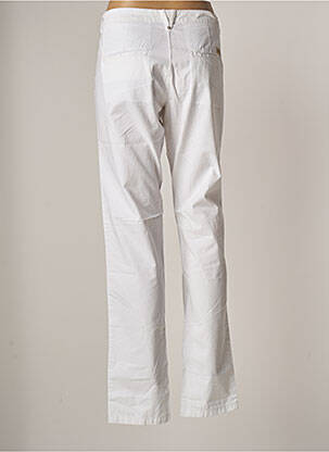 Pantalon chino fermeture zippée sous rabat boutonné taille normale blanc GAASTRA femme