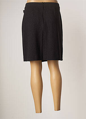 Jupe courte coupe droite noir ONE STEP femme