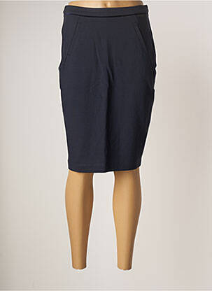 Jupe mi-longue stretch bleu ONE STEP femme