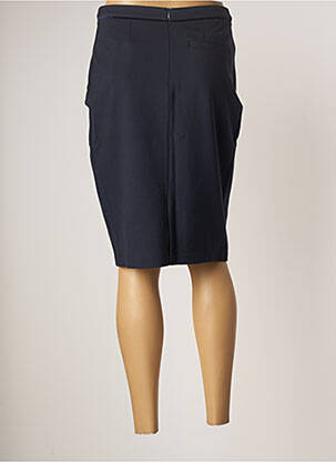 Jupe mi-longue stretch bleu ONE STEP femme