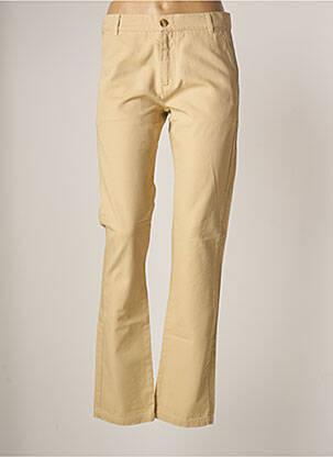 Pantalon chino beige PK214 pour femme