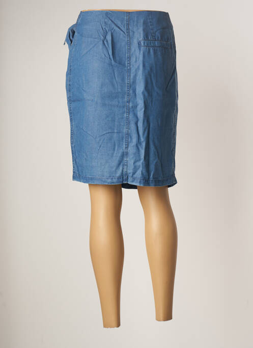 Jupe mi-longue bleu ONE STEP pour femme