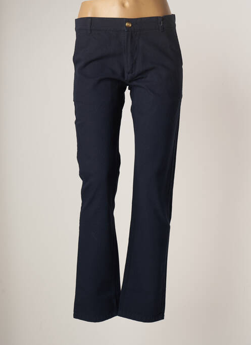 Pantalon chino bleu PK214 pour femme