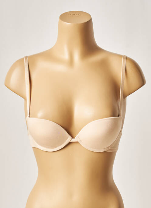 Soutien-gorge haut soutien-gorge push-up haut soutien-gorge push-up beige IMPETUS femme
