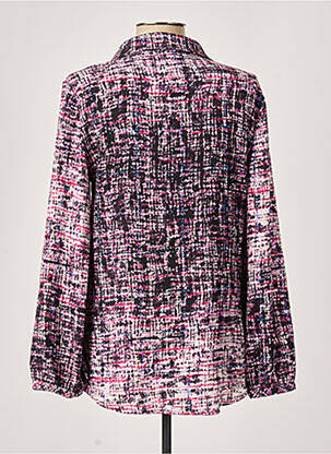 Blouse imprimé fantaisie manches longues rose QUATTRO femme