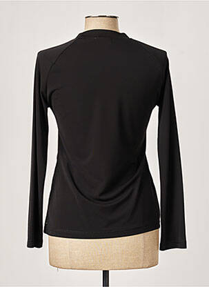 Top stretch manches longues noir QUATTRO femme