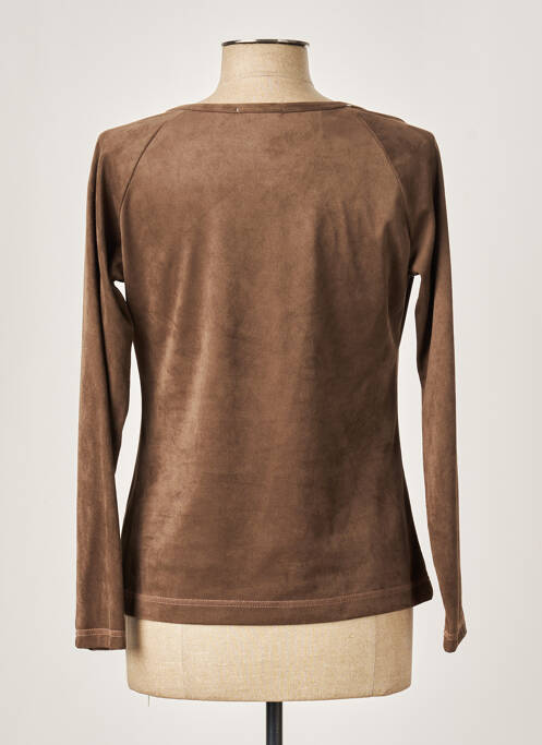 Top marron QUATTRO pour femme