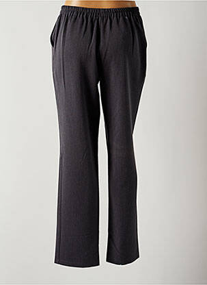 Pantalon droit stretch taille haute gris QUATTRO femme
