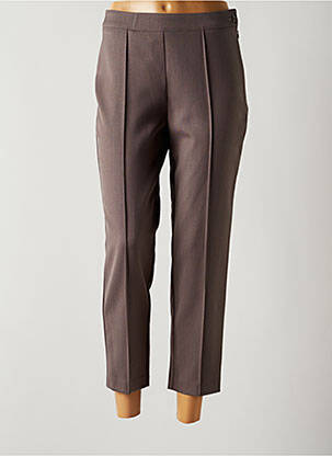 Pantalon 7/8 stretch taille normale gris QUATTRO femme