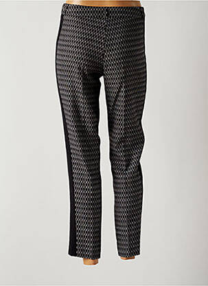 Pantalon 7/8 stretch taille normale gris QUATTRO femme