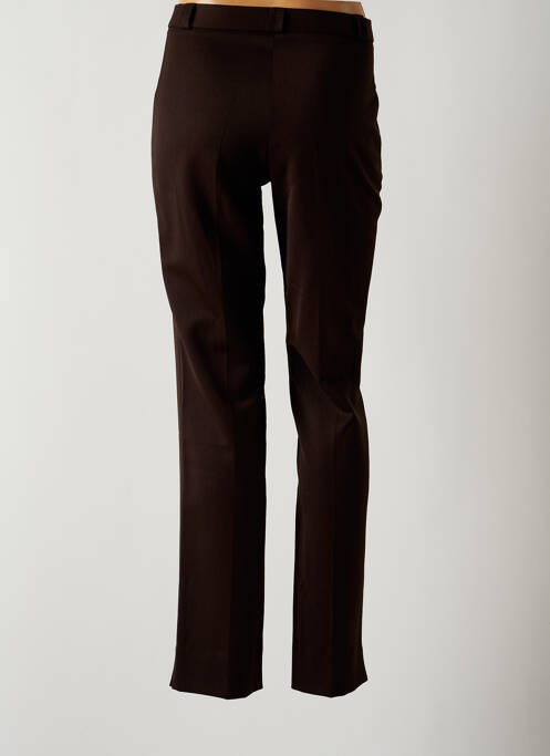 Pantalon droit marron QUATTRO pour femme