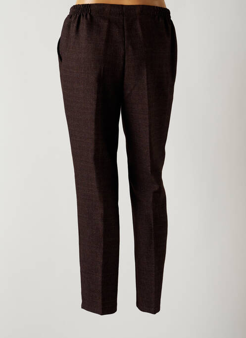 Pantalon droit marron QUATTRO pour femme