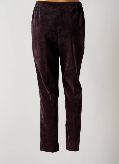 Pantalon droit violet QUATTRO pour femme