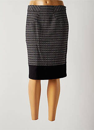 Jupe mi-longue taille normale noir QUATTRO femme