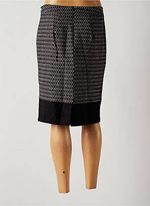 Jupe mi-longue taille normale noir QUATTRO femme