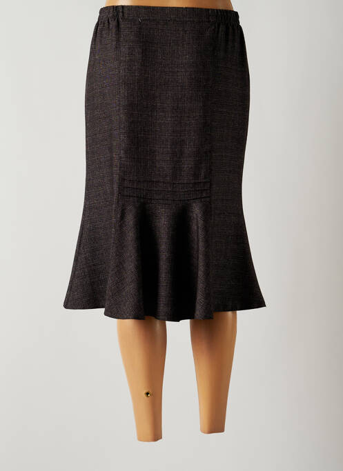Jupe mi-longue gris QUATTRO pour femme