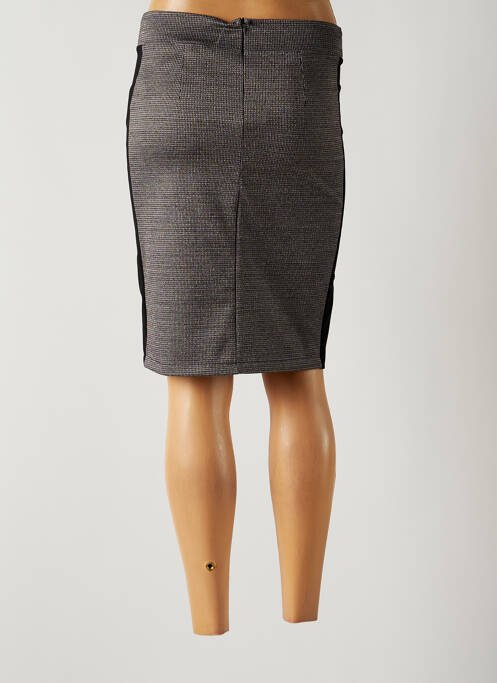 Jupe mi-longue noir QUATTRO pour femme