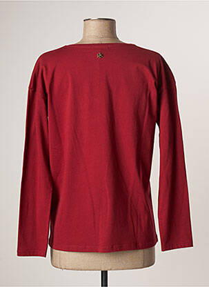 T-shirt manches longues manches longues rouge LE PETIT BAIGNEUR femme