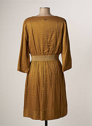 Robe mi-longue manches 3/4 manches 3/4 vert LE PETIT BAIGNEUR femme