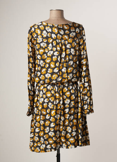 Robe mi-longue jaune LE PETIT BAIGNEUR pour femme
