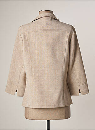 Veste casual poches beige FRANCE RIVOIRE femme
