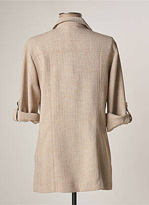 Veste casual poches beige GUY DUBOUIS femme
