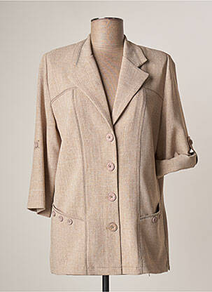 Blazer poches beige FRANCE RIVOIRE femme