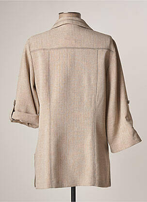 Veste casual poches beige IMPULSION femme