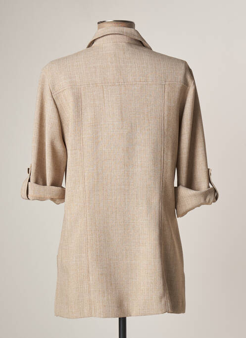 Veste casual beige FRANCE RIVOIRE pour femme