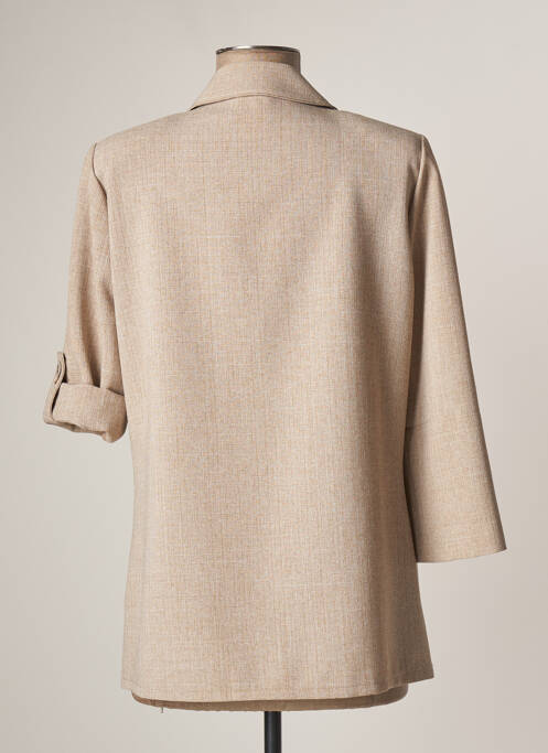 Veste casual beige FRANCE RIVOIRE pour femme