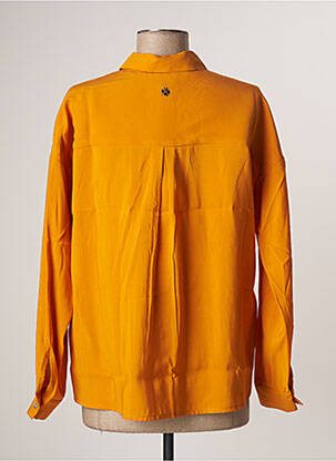 Chemisier coupe fluide manches longues orange LE PETIT BAIGNEUR femme
