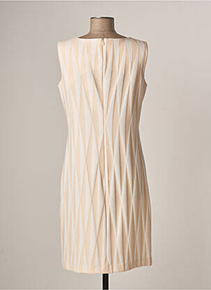 Robe mi-longue sans manche sans manche beige MERI & ESCA femme