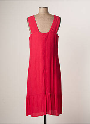 Robe mi-longue sans manche sans manche rose MERI & ESCA femme