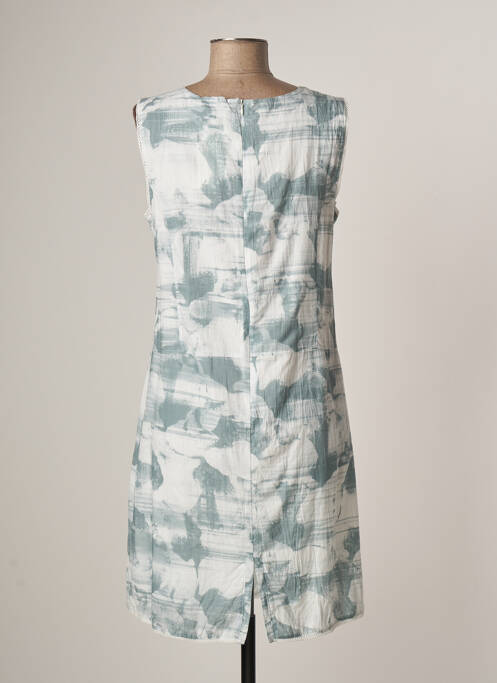 Robe mi-longue imprimé fantaisie sans manche gris MERI & ESCA femme