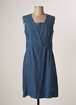 Robe mi-longue sans manche sans manche bleu MERI & ESCA femme