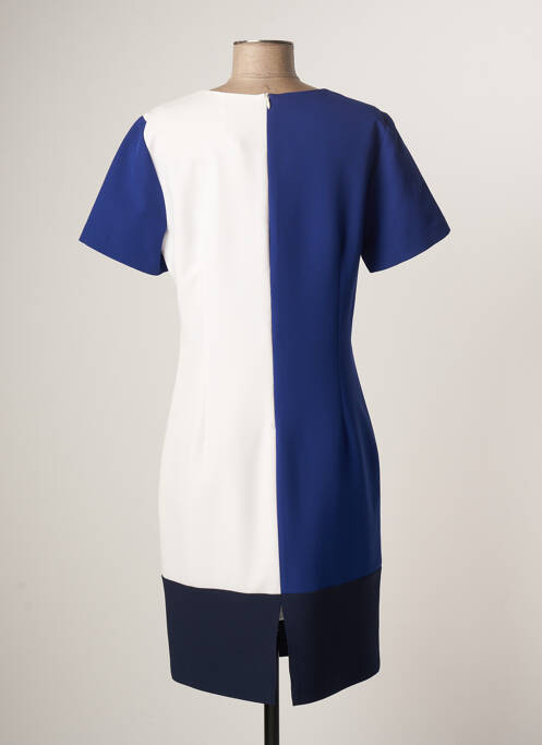 Robe mi-longue bleu FRANCE RIVOIRE pour femme