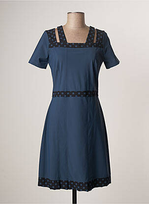 Robe courte manches courtes manches courtes bleu MERI & ESCA femme