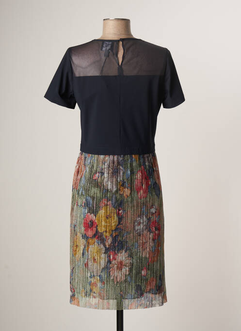 Robe mi-longue bleu GUY DUBOUIS femme