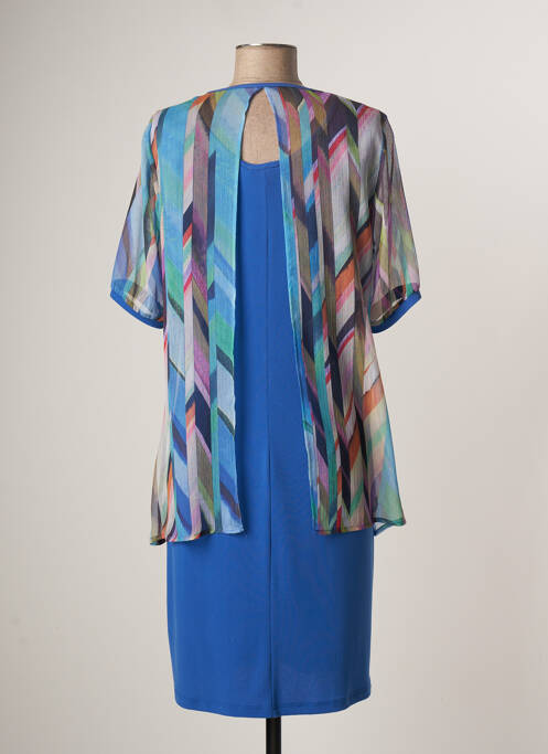 Robe mi-longue bleu MERI & ESCA pour femme