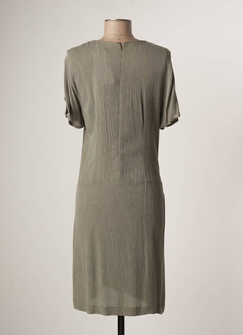 Robe mi-longue vert MERI & ESCA pour femme