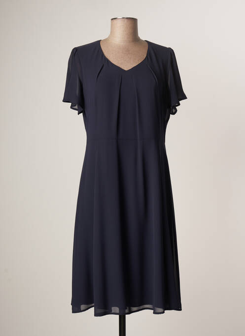 Robe mi-longue bleu GUY DUBOUIS pour femme