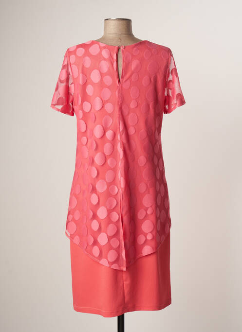 Robe mi-longue rose FRANCE RIVOIRE pour femme